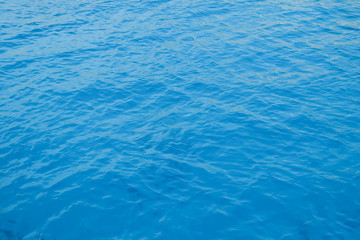 Fototapeta na wymiar Beautiful view of water surface in open sea