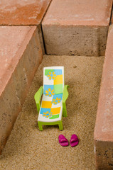 The beach beneath the pavement
