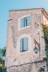 Gordes, Provence-Alpes-Cote d'Azur, France, September 25, 2018: View of the city streets