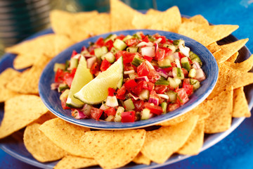 SALSA AND CHIPS