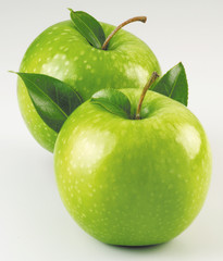 TWO GREEN APPLES