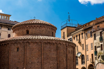 Obraz premium The Rotonda di San Lorenzo is a religious building in Mantua, Lombardy, Italy