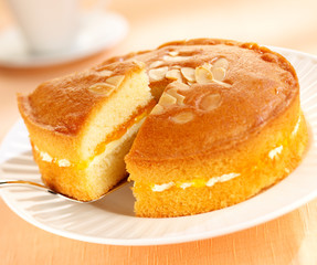 APRICOT SPONGE CAKE