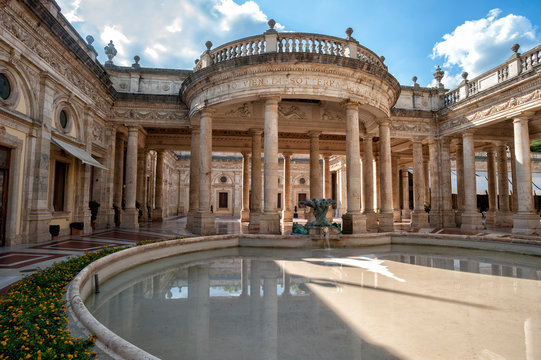 historical baths of Tettuccio in montecatini terme, Pistoia-Tuscany.