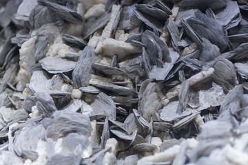 the texture of the mineral