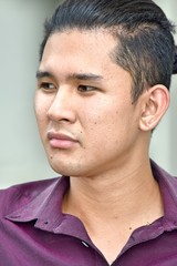 Obraz premium Unhappy Asian Person