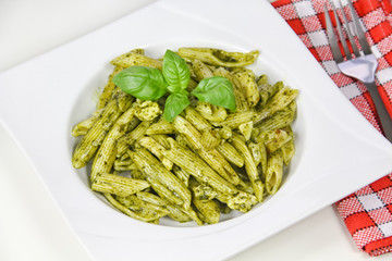 pasta with pesto