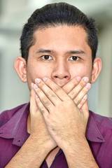 Fototapeta premium Quiet Filipino Person