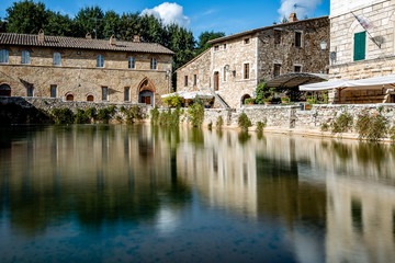 Fototapeta premium Bagno Vignoni, Toscana, Italia