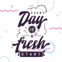 Typography for t shirt or sweatshirt printing and embroidery. Print for tee. Inspirational quote, motivation.