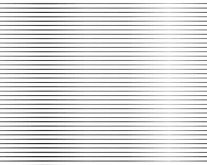 Black and white Line halftone pattern with gradient effect. Horizontal stripes. Vector illustration