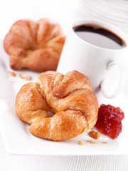 CROISSANTS AND COFFEE