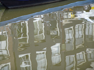 reflections in water