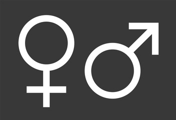 Women and Men Symbol. Male Sign. Vector Icon.