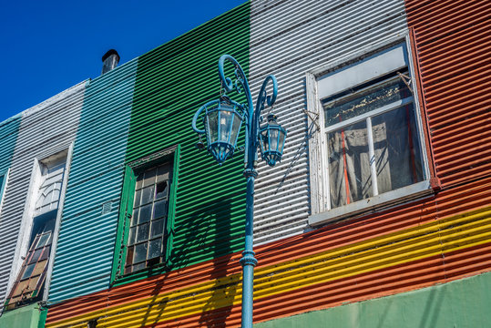 Caminito street in Buenos Aires, Argentina.