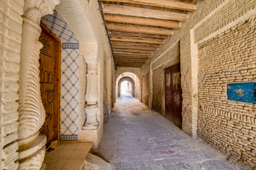Medina quarter in Tozeur, Tunisia