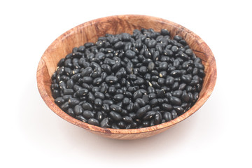 Fototapeta na wymiar Black Beans in a bowl