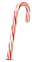 realistic candy cane vector