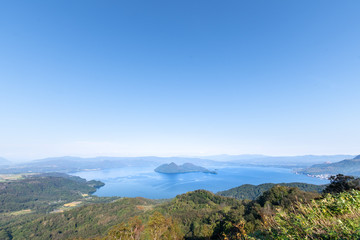 晴れた日の洞爺湖 / 北海道の観光イメージ