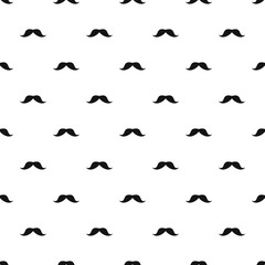 Norway mustache pattern seamless vector repeat geometric for any web design