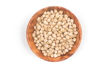 Raw Chickpeas in a bowl
