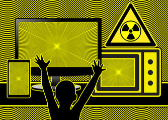 Protect your kids from daily radiation. Emissions like electromagnetic waves from computer, smartphone, microwave may harm children