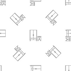 Wardrobe pattern seamless vector repeat geometric for any web design