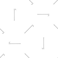 Walking stick pattern seamless vector repeat geometric for any web design