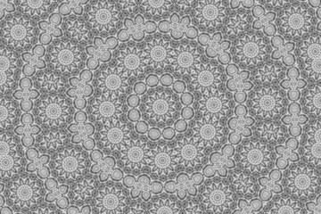 Abstract mandala. Hypnotic psychedelic background. Seamless pattern.