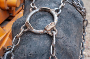 Bulldozer Waldarbeit