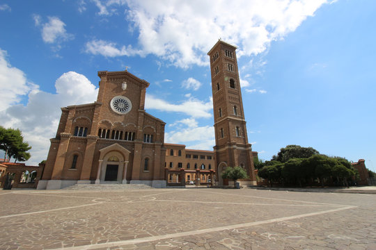 Basilica of "Santa Teresa di Gesu Bambino" in Anzio a city about 51 kilometres (32 mi) south of Rome