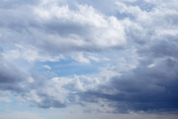 Obraz premium Blue sky background with clouds