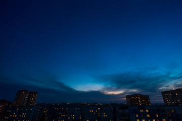 Fototapeta premium night cityscape