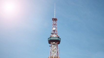 TV TOWER or television tower with an observation deck.It has worked as a 's for transmission ,repeater of AIR-G' and FM Wave and a radio station.