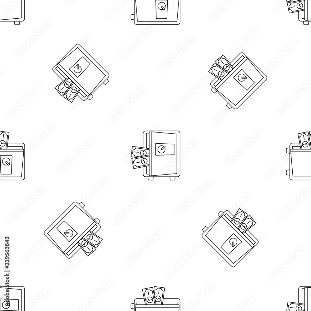 Poster metal safe pattern seamless vector repeat geometric for any web design