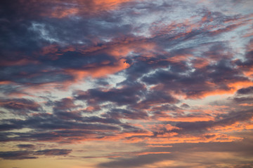 Blue sky background with clouds