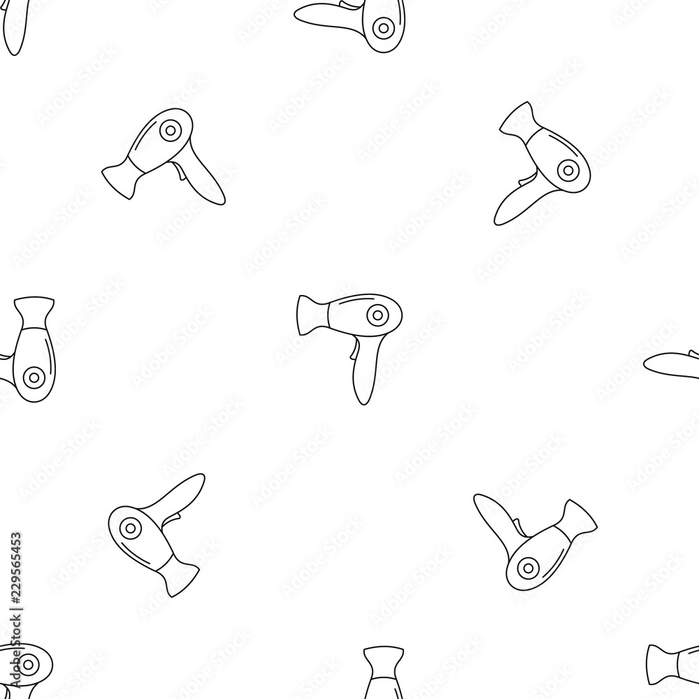 Poster fashion dryer pattern seamless vector repeat geometric for any web design