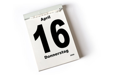 16. April 2020