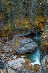 Maligne Canyon in  Jasper National Park, Alberta, Canada