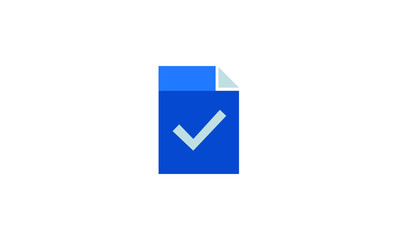 file vector icon. checklist file  icon concept