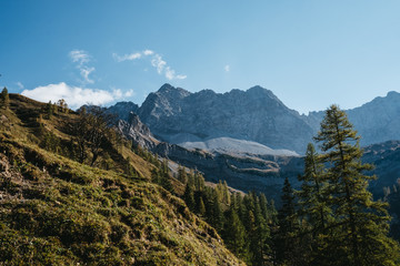 Obraz premium Alpine landscape in Tyrol, Austria (Karwendel)