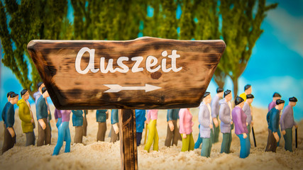 Schild 365 - Auszeit