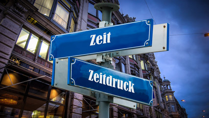 Schild 372 - Zeit