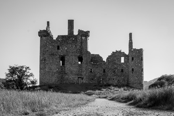 castillo medieval abandonado