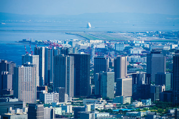 六本木ヒルズ展望台からの都市風景