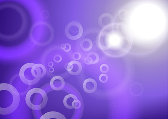 Abstract colorful blurry rings design. Light flash. Vector illustration.