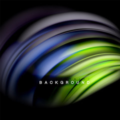 Background abstract - liquid color wave