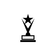 Winner cup star icon. Element of winner award. Premium quality graphic design icon. Signs and symbols collection icon for websites, web design, mobile app