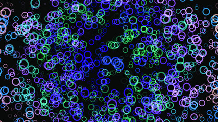 Background of multi-colored circles.