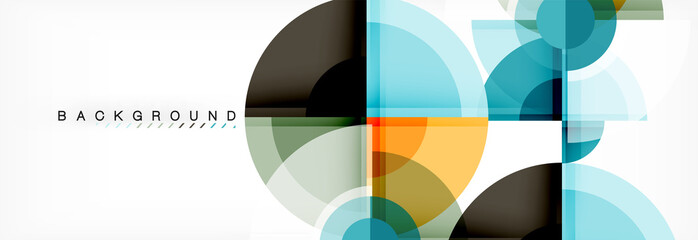 Obraz premium Circle abstract background